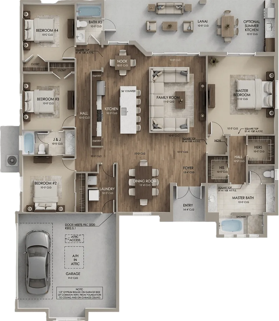La Lima floor plan
