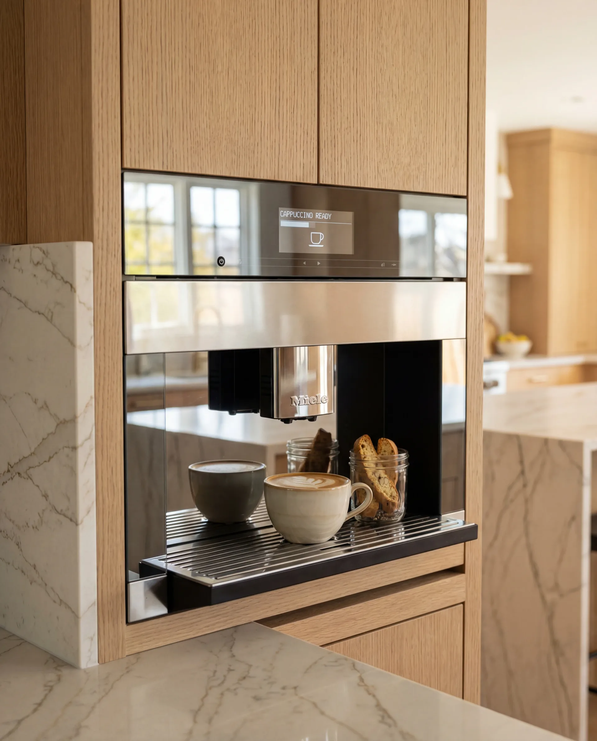 Gourmet kitchen with quartz countertops and custom cabinetry in Remodeling Projects high-end remodeling home at Naples, FL by XL Homes custom home builder