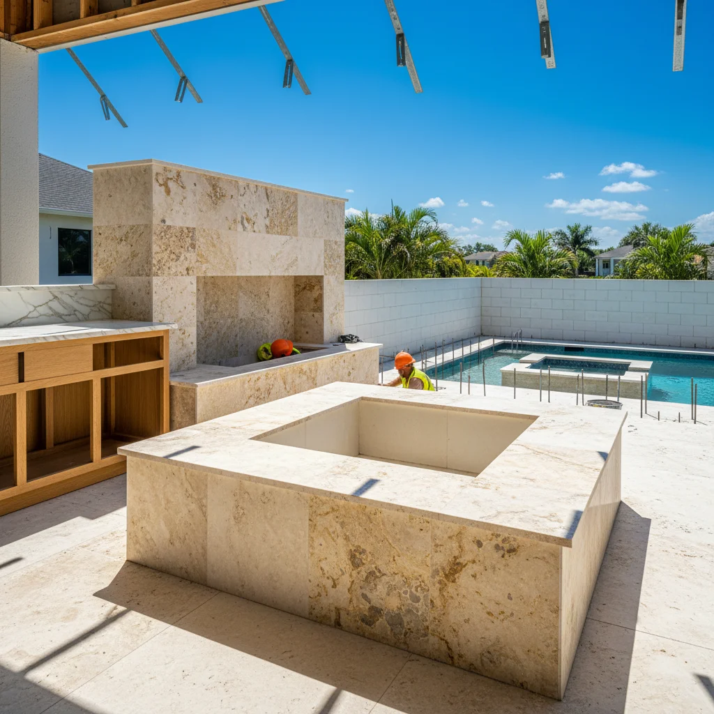 Luxury Outdoor Fire Features For SWFL Summer 2026 - Illustration